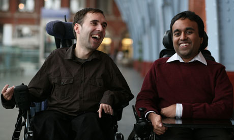 Martyn Sibley and Srin Madipalli, founders of Disability Horizon magazine