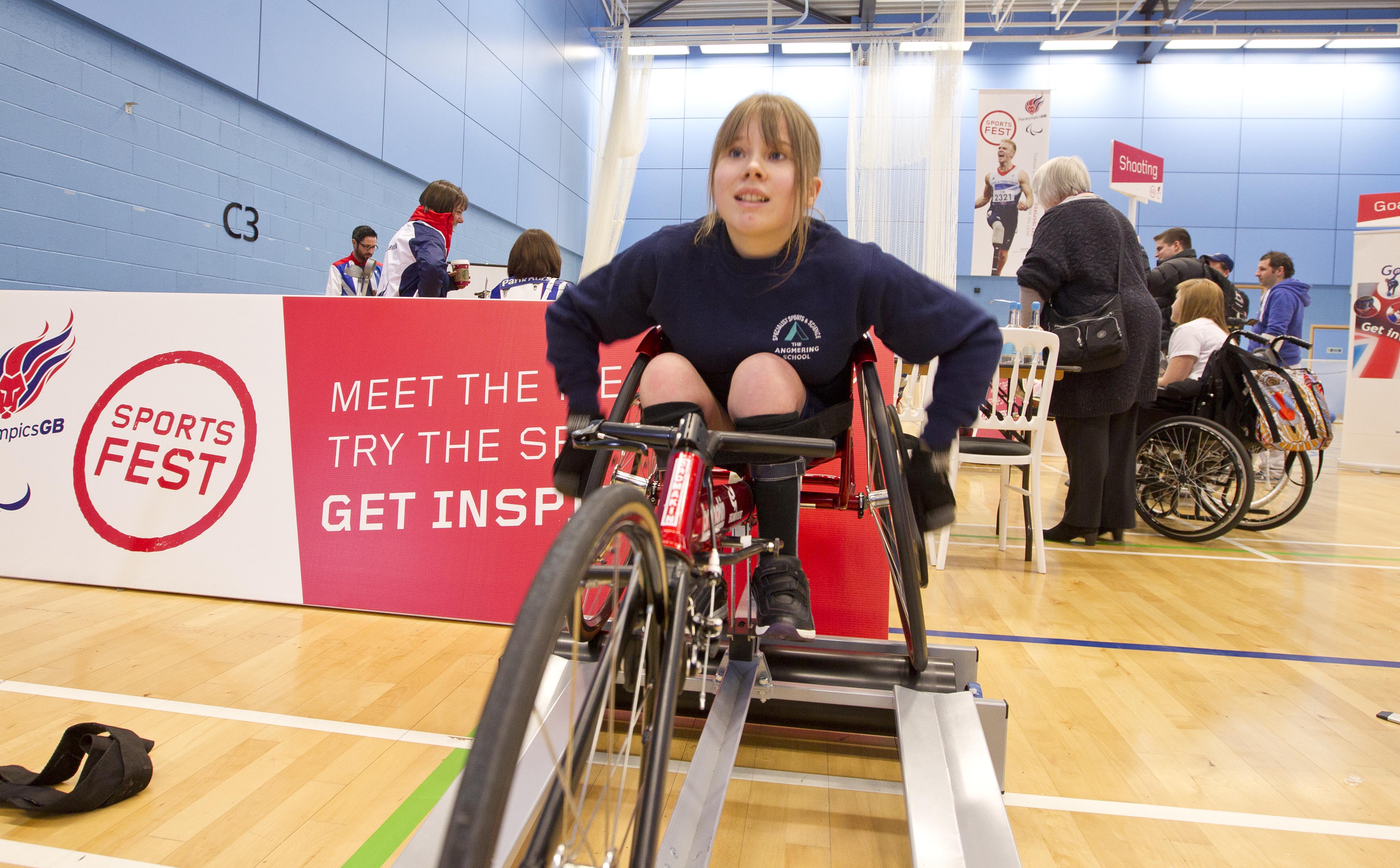 ParalympicGB disability sports event