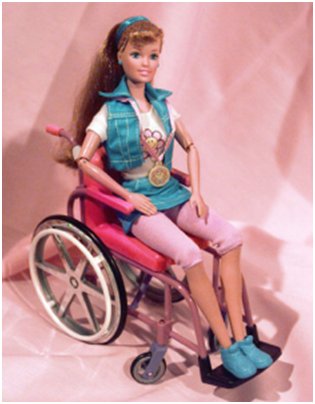 Disabled Barbie doll