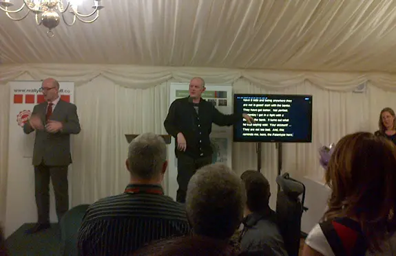 Photo taken on the International Day of People with Disabilities, at the House of Commons