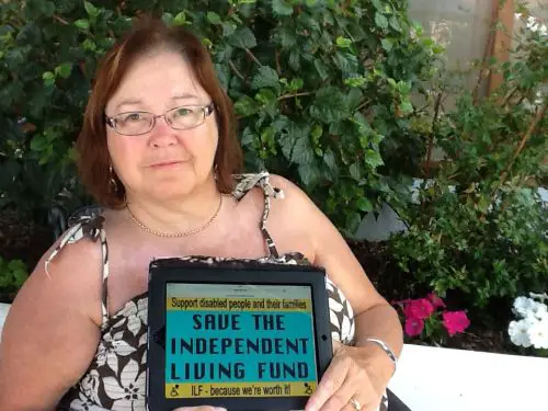 Lorraine Gradwell and the Independent Living Fund campaign
