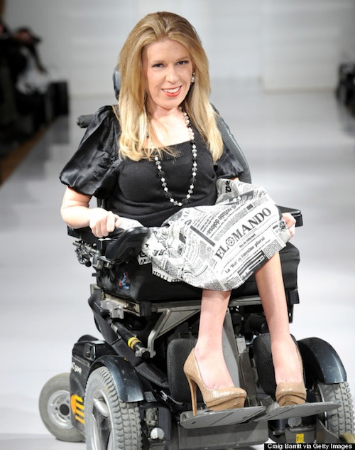danielle-sheypuk - disabled model -New York Fashion week
