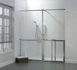 Impressions accessible shower enclosure from Chiltern Invadex