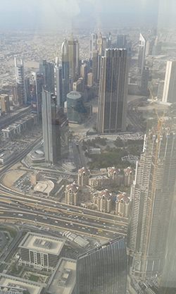 Dubai - Burj Khalifa observation deck