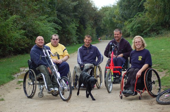 Wheelchair basketball Warwickshire Bears sponsored push