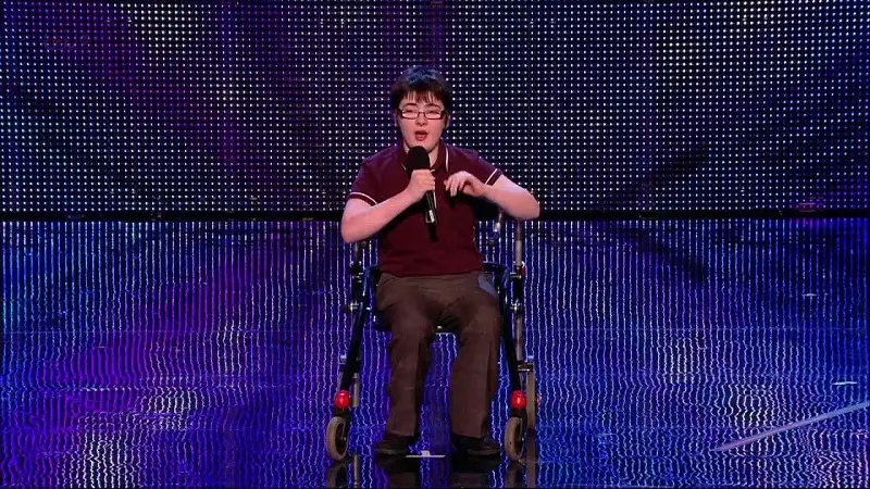 Disabled comedian Jack Carroll