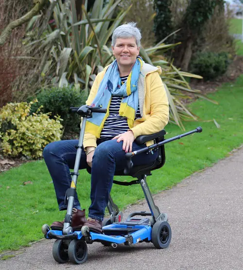 Disabled passenger Tracy Ebbs