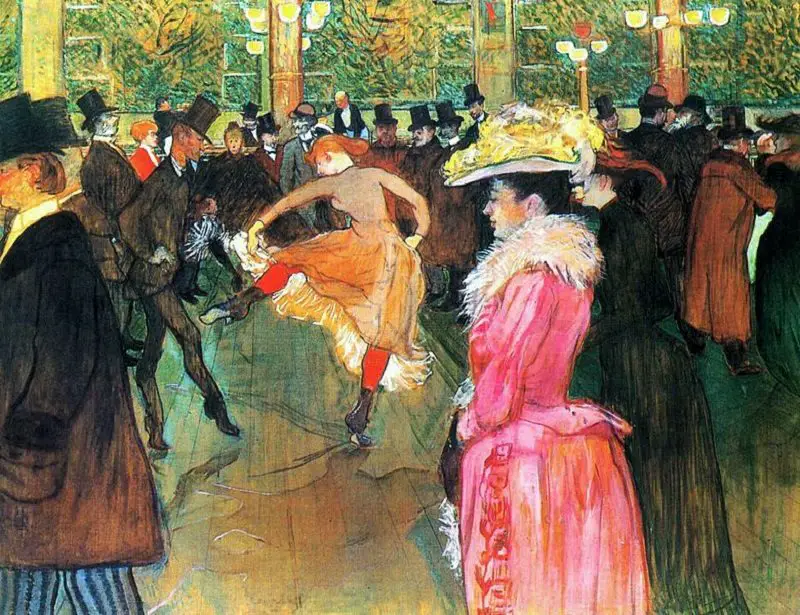 Henri De Toulouse painting The Dance