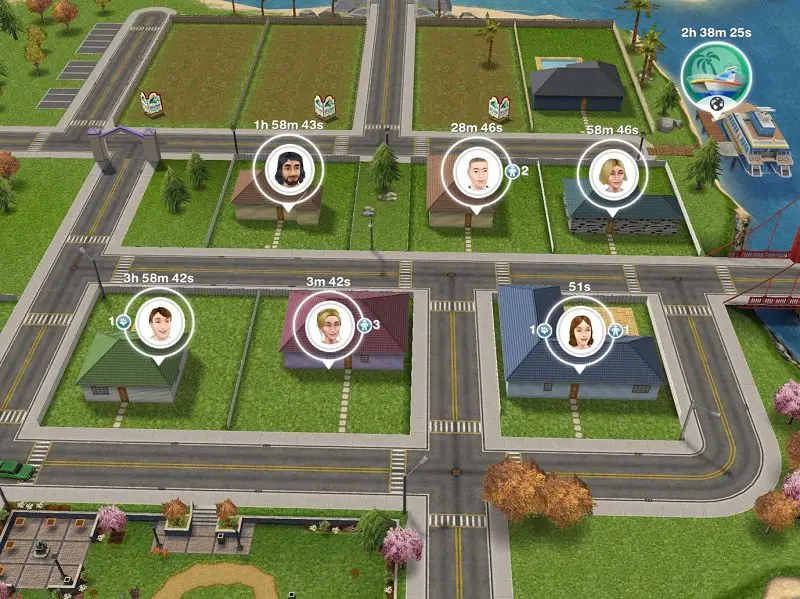 Accessible apps - Sims Freeplay