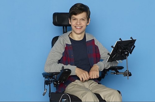 Actor with cerebral palsay Micah Fowler