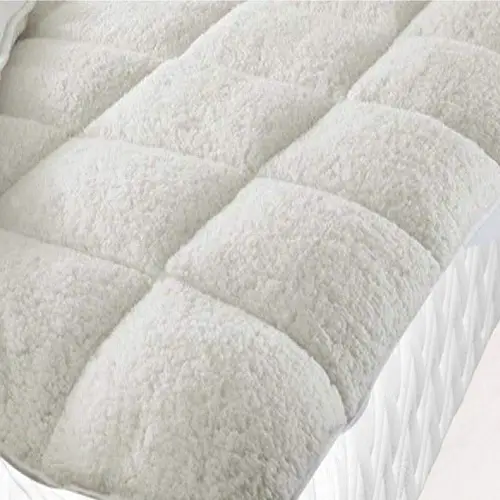 Fleece mattress topper