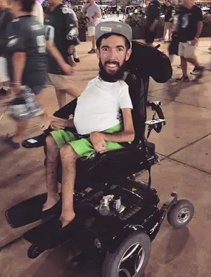 Wheelchair user Jimmy