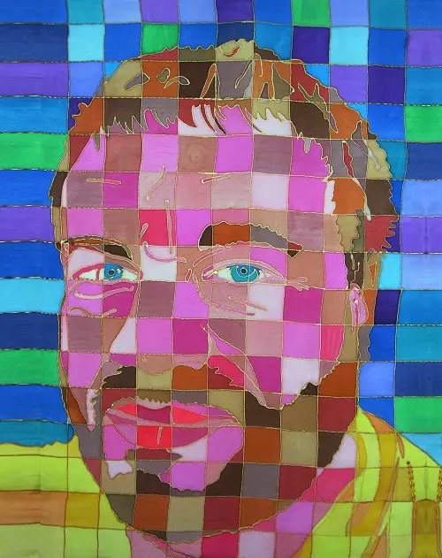 Disabled artist Tom Yendell's self portrait