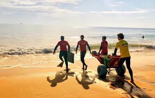 Accessible surf experience with Portugal 4All Senses