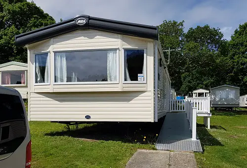 Accessible caravan on Isle of Wight