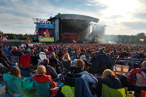 Accessible viewing platform at Isle of Wight festival