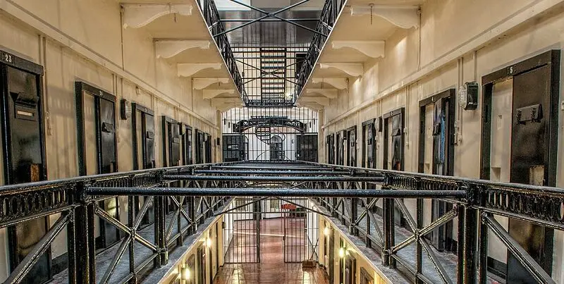 Inside Crumlin Road Gaol prison in Belfast