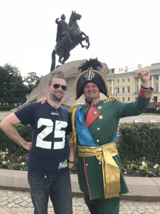 Kenneth in Russia