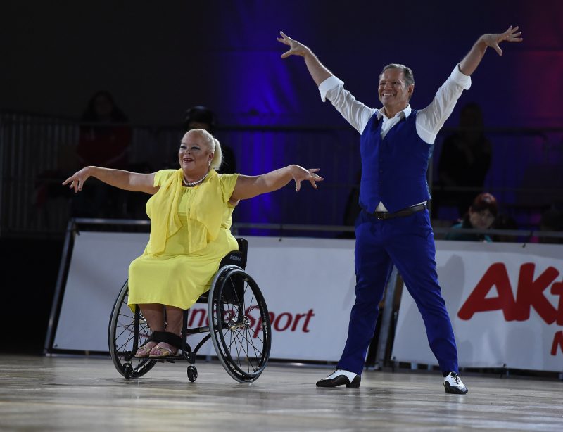 Para Dance couple Strictly Wheels performing at Para Dance Sport World Championships