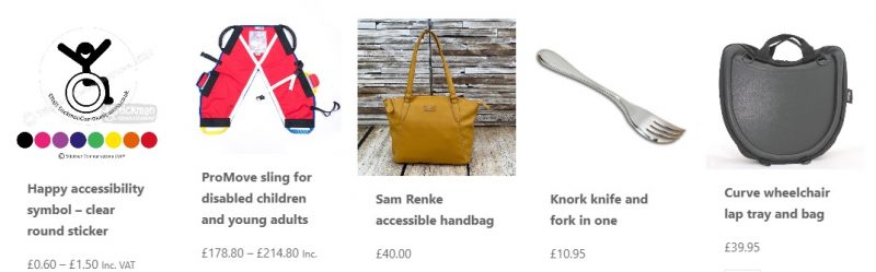 Disability Horizons shop products