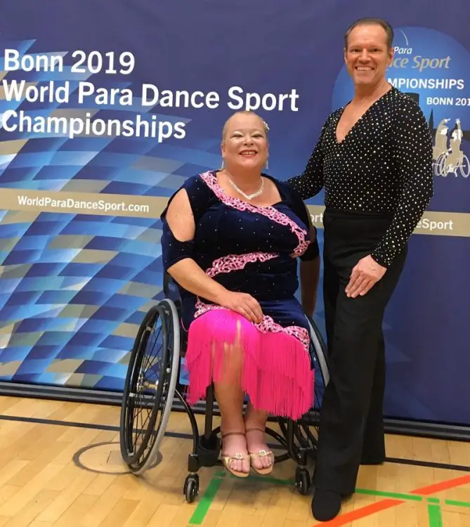 Para Dance couple at World Championships 2019