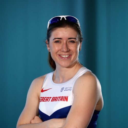 Libby Clegg in team GB tracksuit