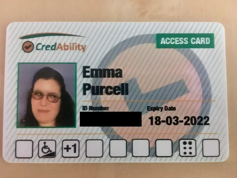 Emma Purcell’s Access Card