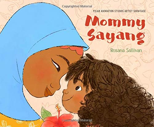 Mommy Sayang book with an illustration of a mother looking lovingly at their daughter