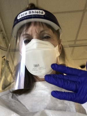 Nurse in PPE