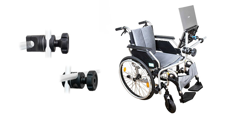 Modular wheelchair mounting system
